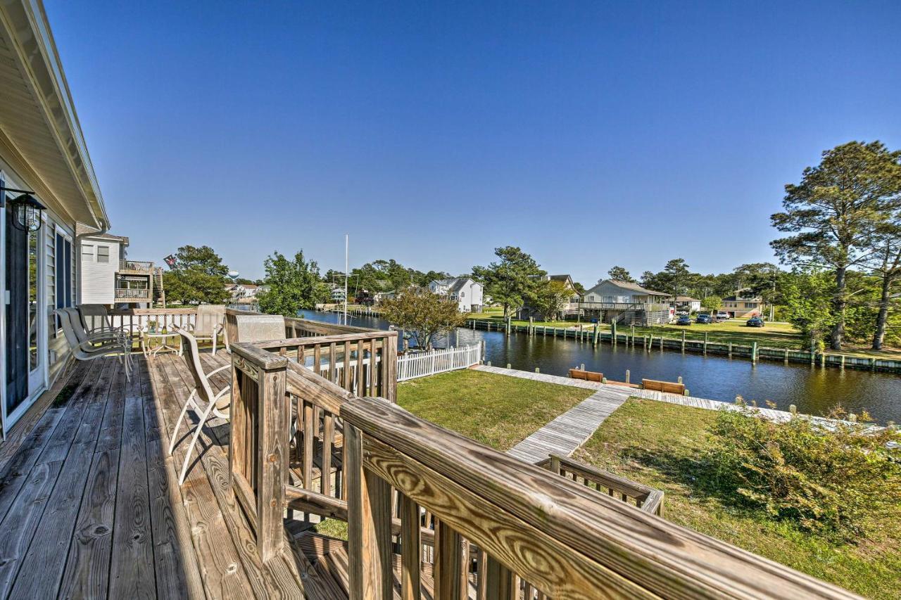 Obx Getaway With Boat Dock On Colington Harbour Villa Кил Девил Хилс Екстериор снимка
