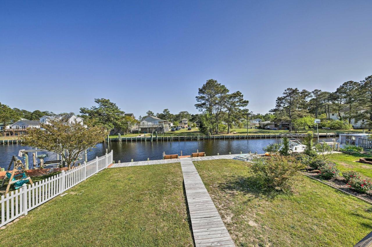 Obx Getaway With Boat Dock On Colington Harbour Villa Кил Девил Хилс Екстериор снимка