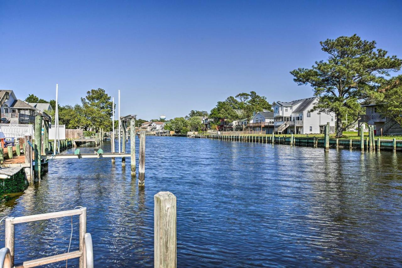 Obx Getaway With Boat Dock On Colington Harbour Villa Кил Девил Хилс Екстериор снимка