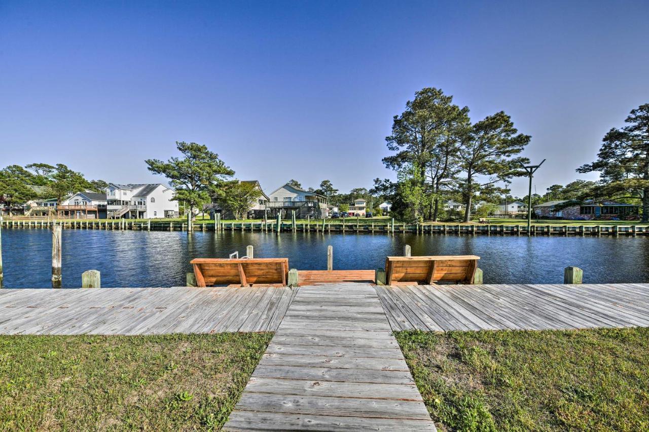 Obx Getaway With Boat Dock On Colington Harbour Villa Кил Девил Хилс Екстериор снимка